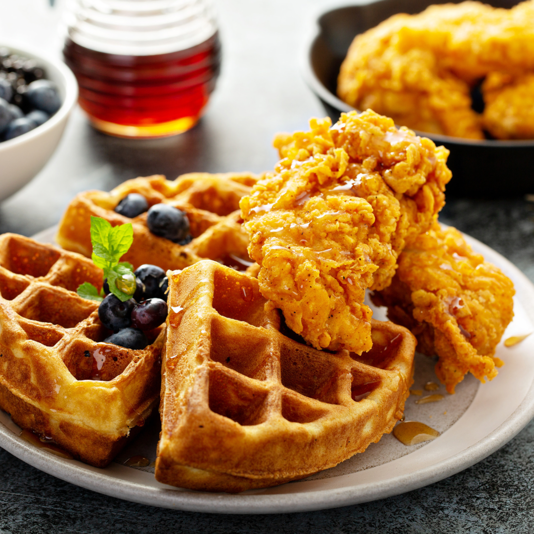 Sunshine Chicken and Waffles